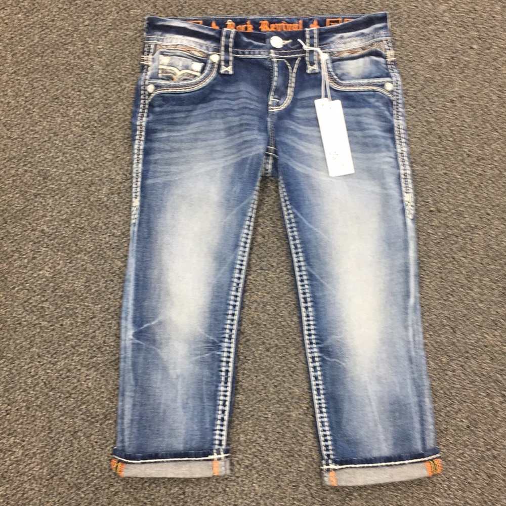 Rock Revival Capri Jeans